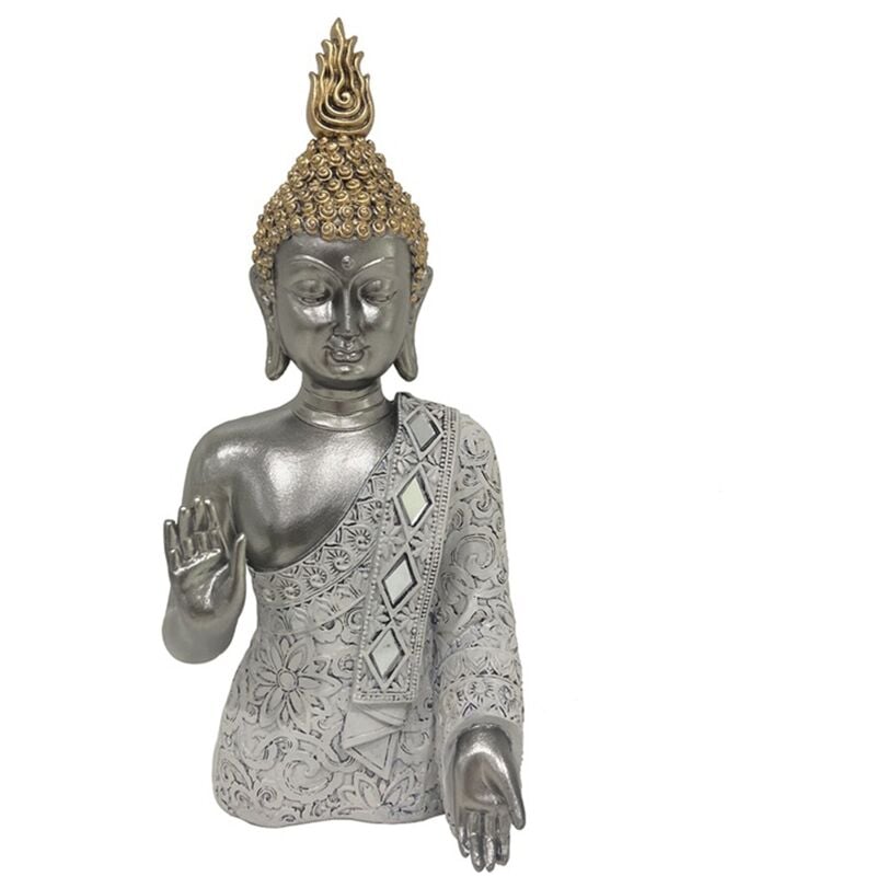 foto del prodotto signes grimalt buddha buddha buddha silver buddha buddha 28x13x10cm