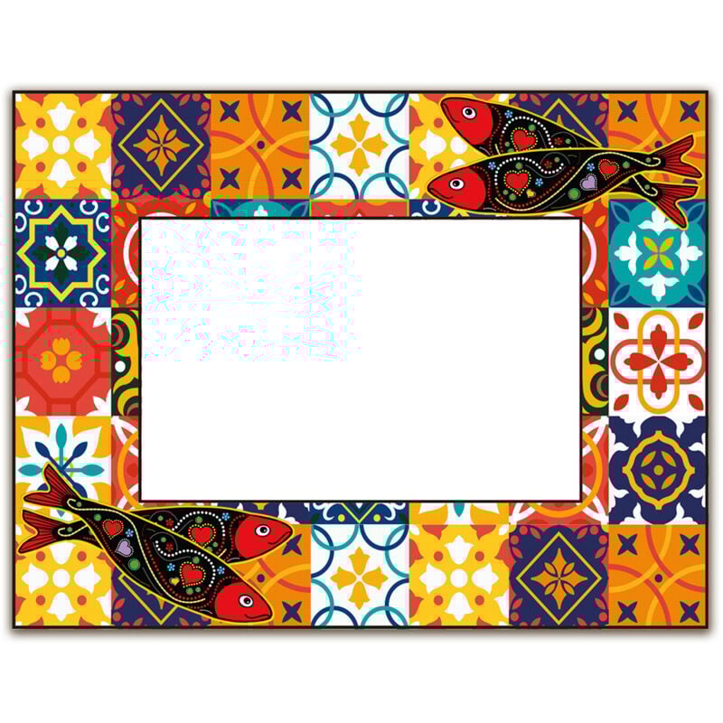 foto del prodotto signes grimalt cornici per foto rettangolare arancione 16x21x2cm