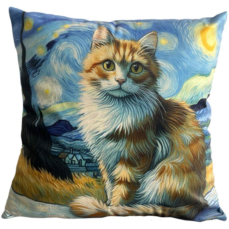 foto del prodotto signes grimalt cuscino per gatti 45x45 cm decorativo per la casa, morbido e accogliente, ideale per camere da letto e soggiorni, regalo perfetto