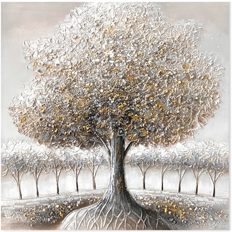 foto del prodotto signes grimalt dipinto decorativo con albero sul muro dal design esclusivo della casa moderna, del soggiorno, della camera da letto