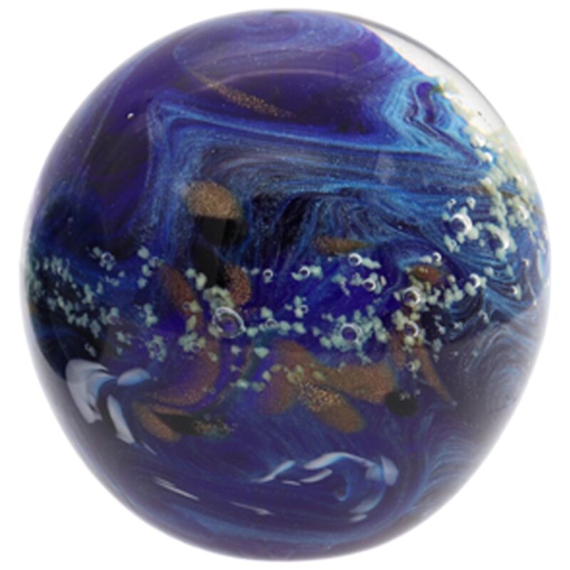 foto del prodotto signes grimalt fermacarte in vetro blu da 9 cm accessorio da ufficio elegante e funzionale per decorare la tua scrivania