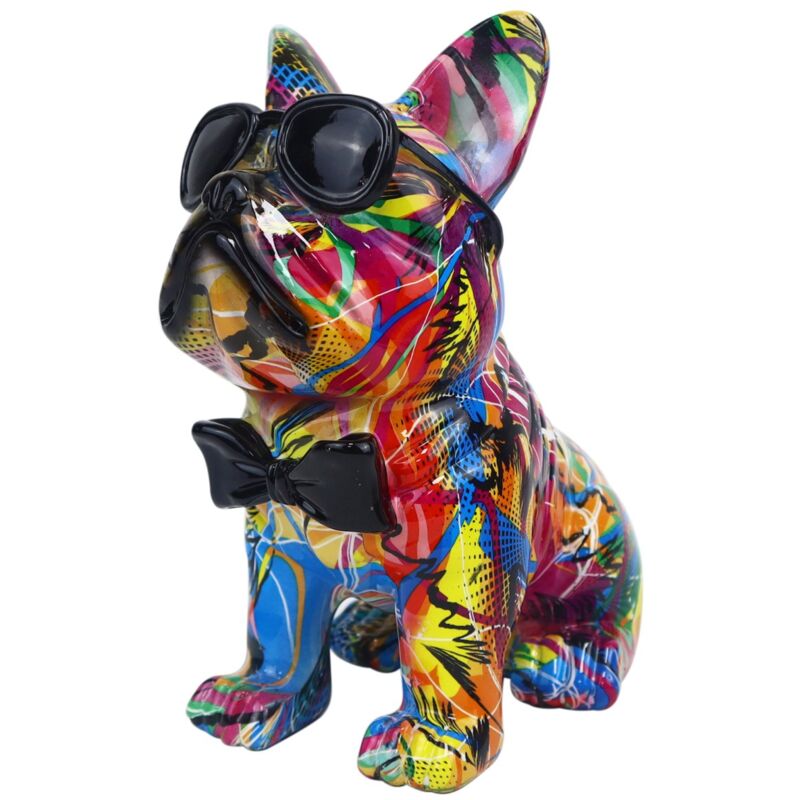 foto del prodotto signes grimalt figura decorativa di cane in resina per casa e ufficio
