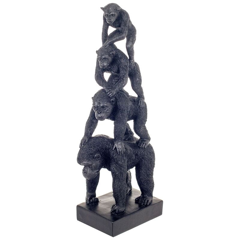 foto del prodotto signes grimalt figure di figura animale animal monkeys black 10x16x40cm 24022