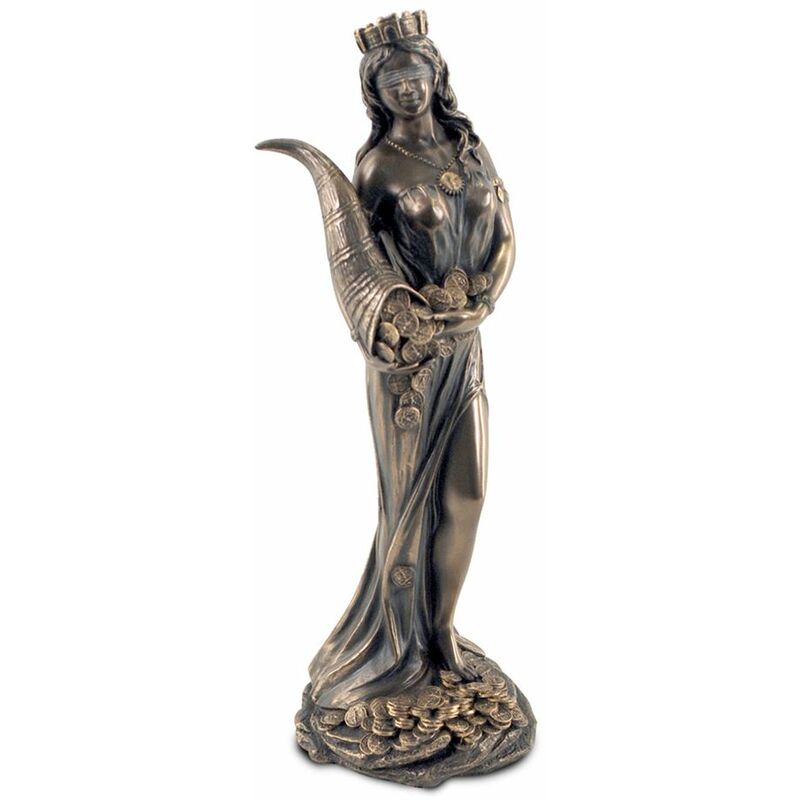 foto del prodotto signes grimalt figure di figura in bronzo fortune dea gold bronze 6x7x18cm 31426