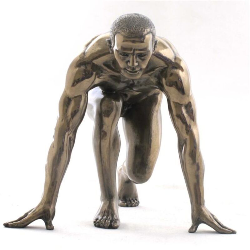foto del prodotto signes grimalt figure di figura in bronzo uomo in grado di eseguire il bronzo oro 13x17x14cm 19986