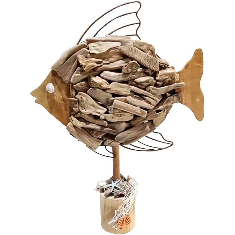 foto del prodotto signes grimalt figure di figura marine figura marina marrone pesce 4x38x53cm 30226
