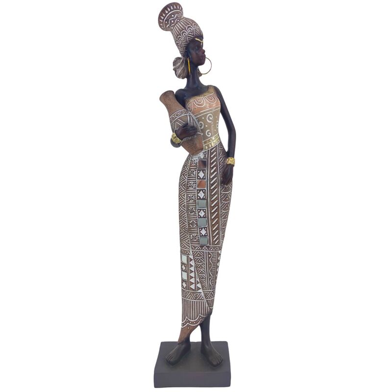 foto del prodotto signes grimalt figure di figure africane figura africana elefanti africani e marroni 5x7x33cm 28741