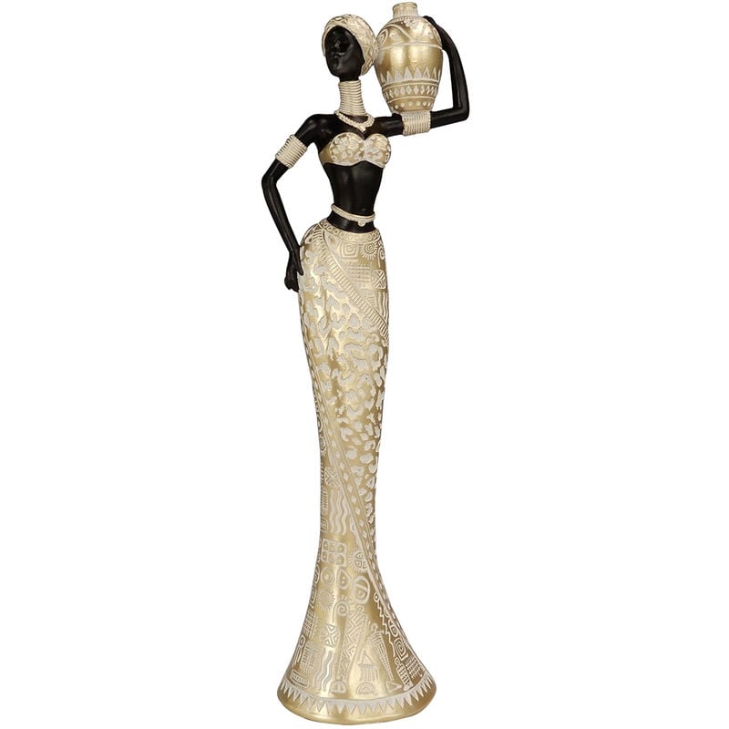 foto del prodotto signes grimalt figure di figure africane figura africana elefanti africani e marroni 7x11x33cm 30034