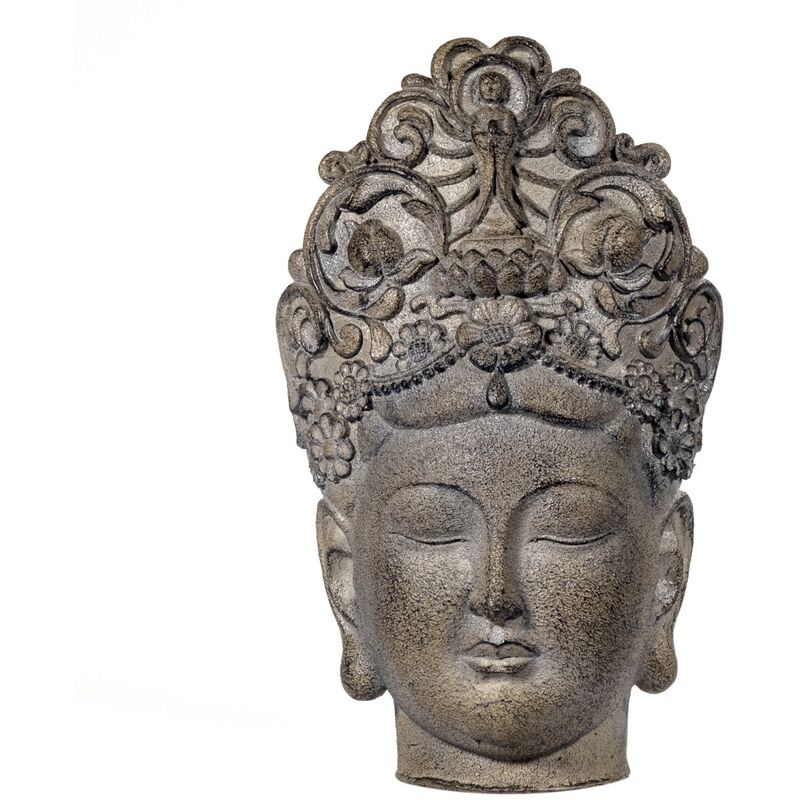 foto del prodotto signes grimalt figure di figure di buddha buddha head beige 14x15x24cm 23724