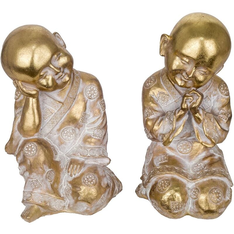 foto del prodotto signes grimalt - figure di figure di buddha buddha set 2 unità buddha golden 11x11x18cm 23970