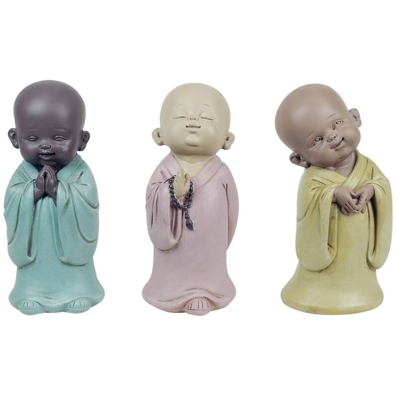 foto del prodotto signes grimalt figure di figure di buddha buddhas 3 diversi set 3u multicolore buddhs 8x7x17cm 20773