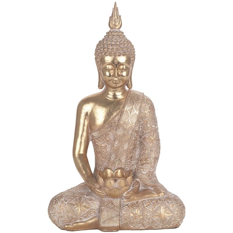 foto del prodotto signes grimalt figure di figure di buddha figura di buddha che medita golden buddhas 15x24x38cm 28799