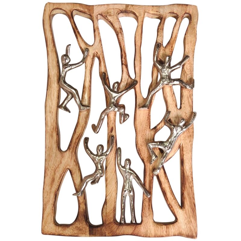foto del prodotto signes grimalt figure ornamentali da parete in legno decorativo boh mien vintage in metallo