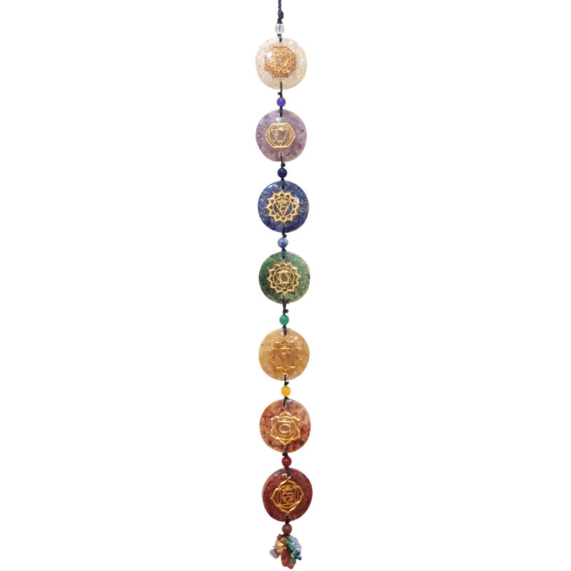 foto del prodotto signes grimalt mobile 7 chakra ciondolo decorativo multicolore energia positiva