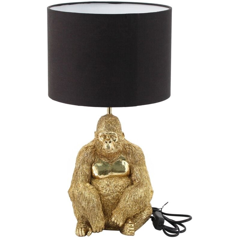 foto del prodotto signes grimalt mobili per lampade a piedi lampada in lampade oro orangutan 24x24x45cm 27421