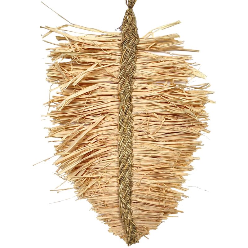 foto del prodotto signes grimalt ornamento da parete con foglie di giacinto d acqua naturale per giardino e decorazione d interni