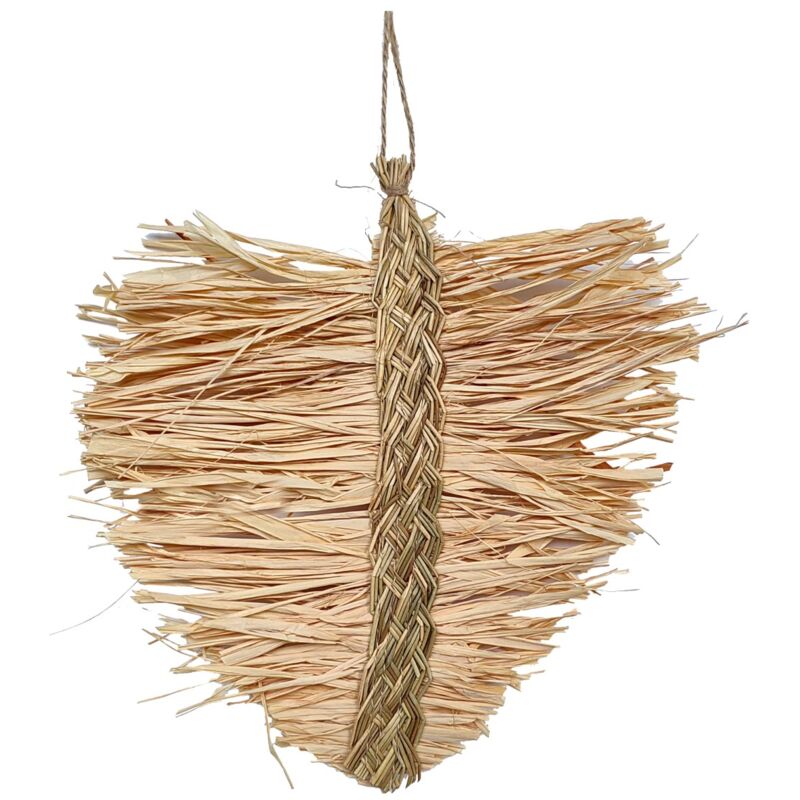 foto del prodotto signes grimalt ornamento da parete naturale a foglia piccola per la decorazione di interni ed esterni, stile organico ed elegante