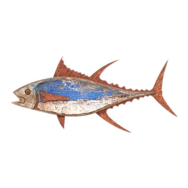 foto del prodotto signes grimalt ornamento da parete pesce decorativo in legno nautico 30 cm