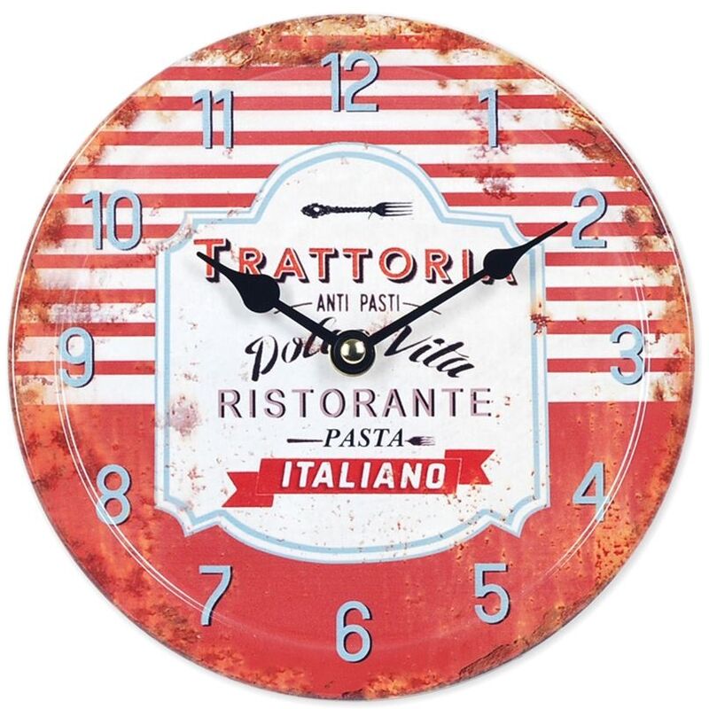 foto del prodotto signes grimalt orologio da muro adorno orologi arancioni da parete 3x20x20cm 18174