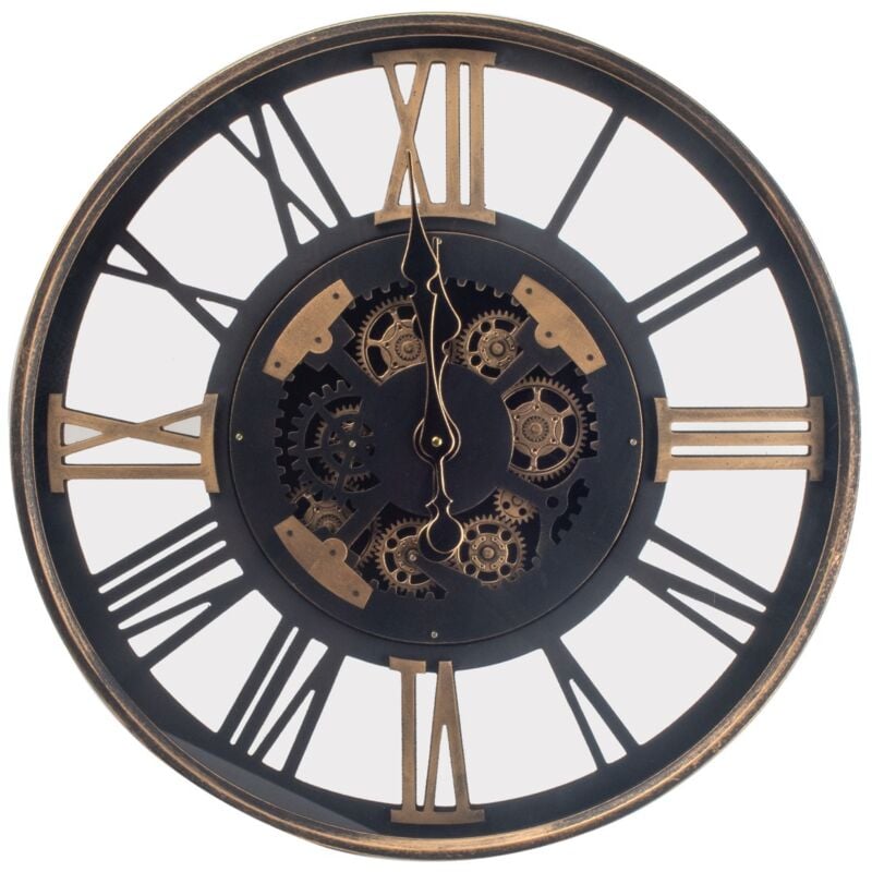 foto del prodotto signes grimalt orologio da parete decorativo vintage con ingranaggi industriali per casa e ufficio