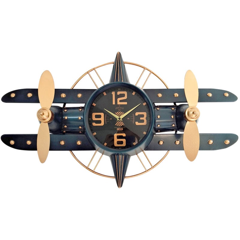 foto del prodotto signes grimalt orologio da parete decorativo vintage in stile aeroplano industriale