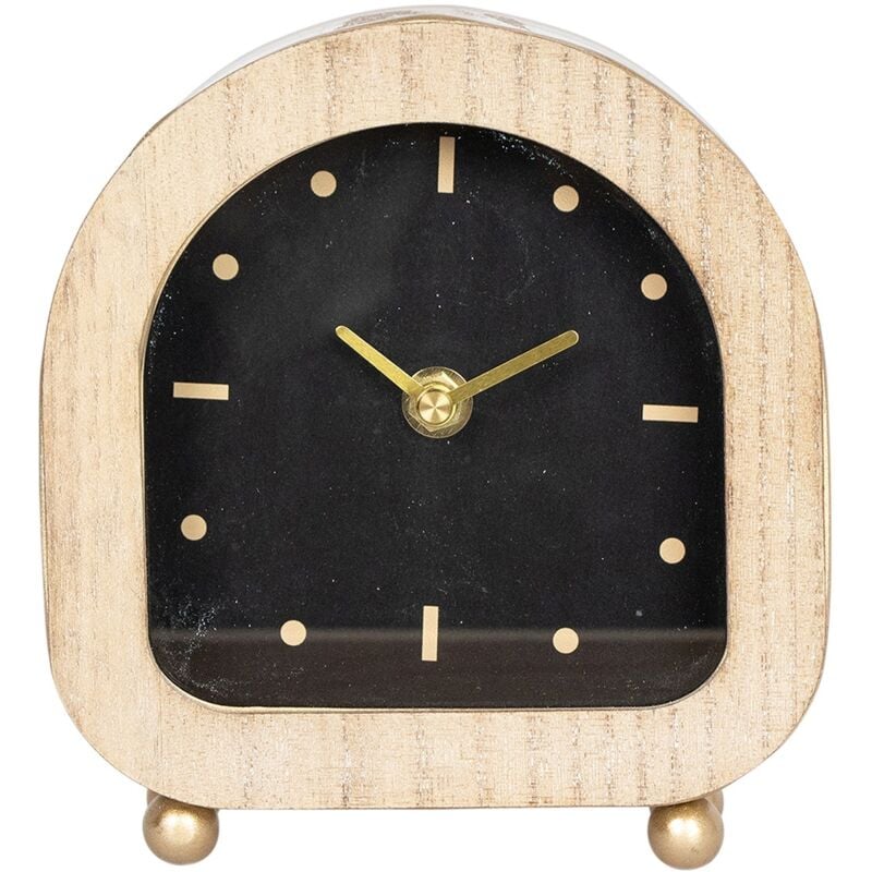 foto del prodotto signes grimalt orologio da tavolo orologio da tavolo ovale grigio 16x15x5 cm