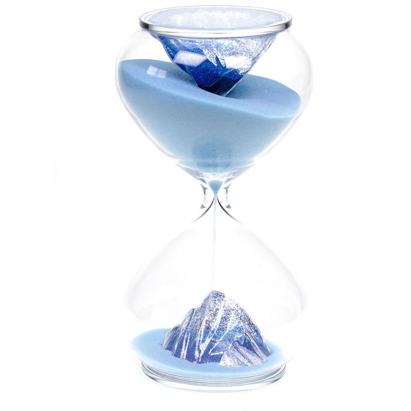 foto del prodotto signes grimalt orologio di sabbia regalo arena arena 15 minuti blue pisapapeles 9x9x17cm 24064