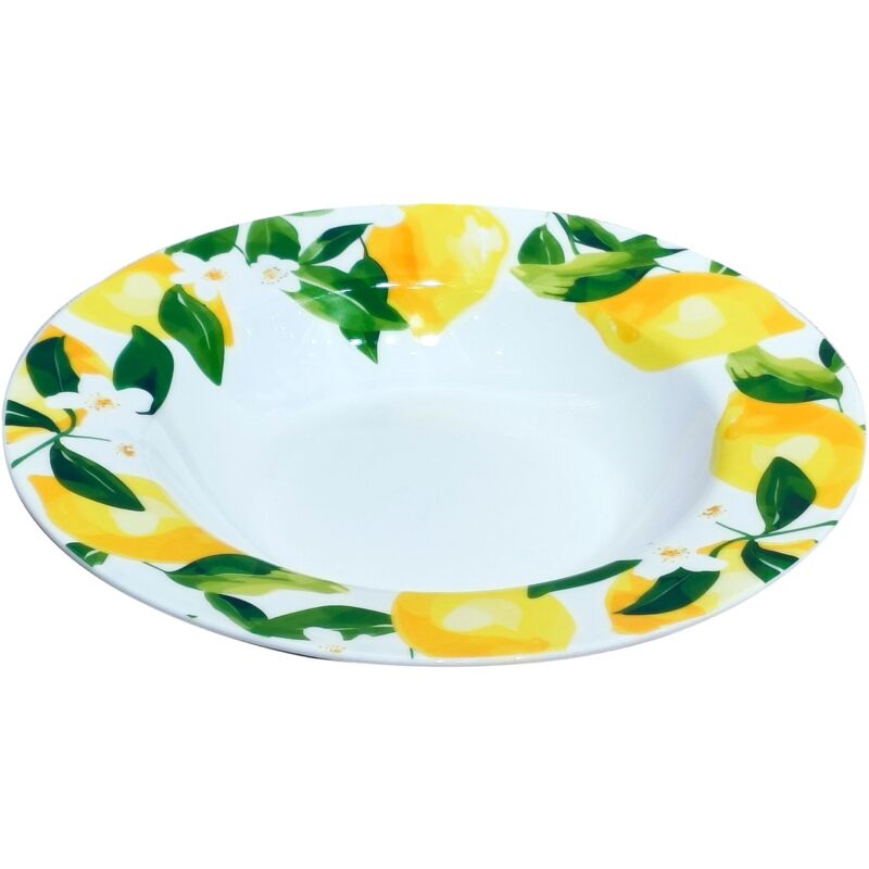 foto del prodotto signes grimalt piatto fondo limone con confezione regalo ideale per regali e decorazione della cucina, design esclusivo ed elegante
