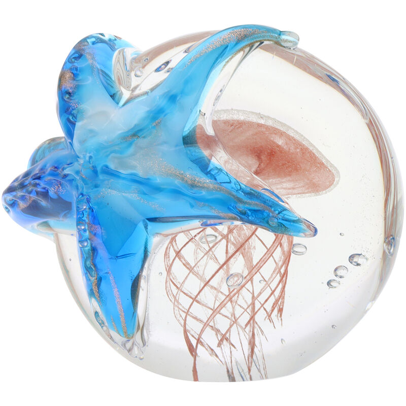 foto del prodotto signes grimalt regalo pisapapel melusa star sea blue pisapapeles 7x11x11cm 29358