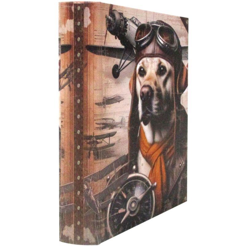 foto del prodotto signes grimalt scatola decorativa per libri per cani per riporre e organizzare