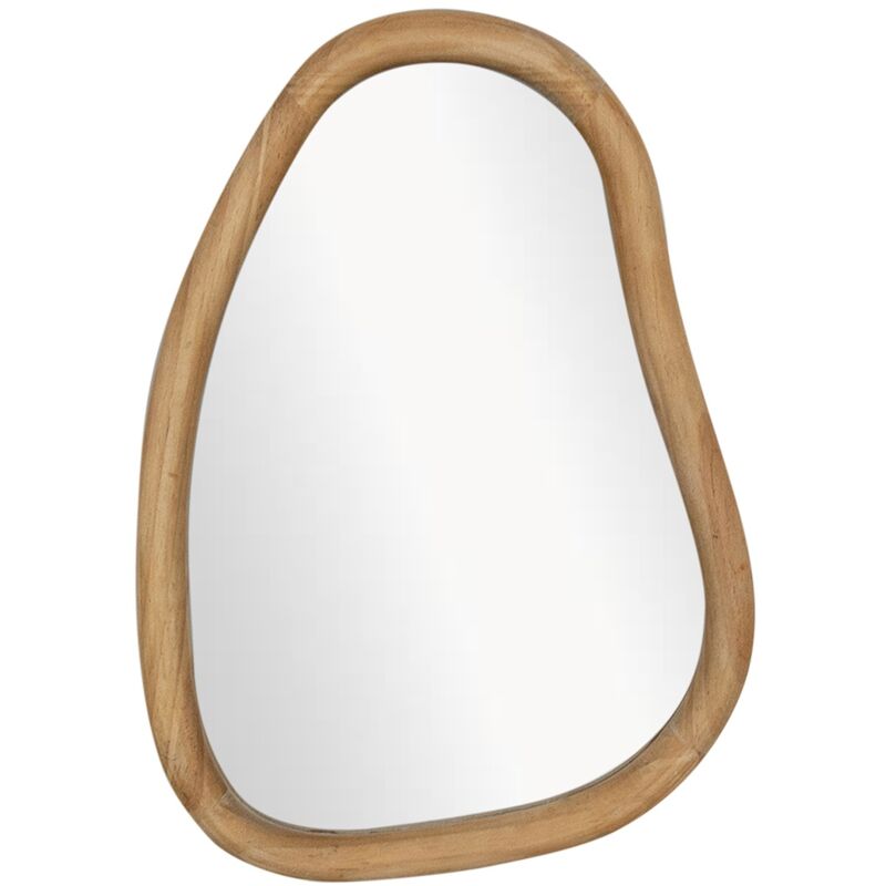 foto del prodotto signes grimalt specchio asimmetrico vintage marrone 50x36x2 cm