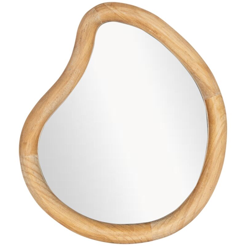 foto del prodotto signes grimalt specchio beige asimmetrico vintage 38x32x2 cm