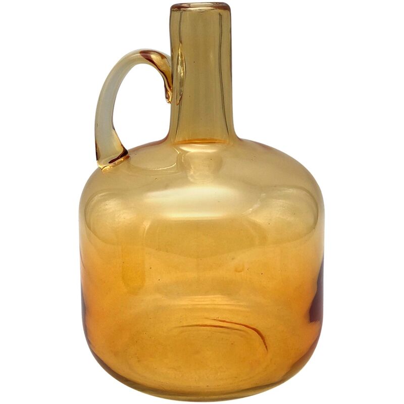 foto del prodotto signes grimalt vasi e supporto del vaso cristallino vaso arancione 24x15x15cm
