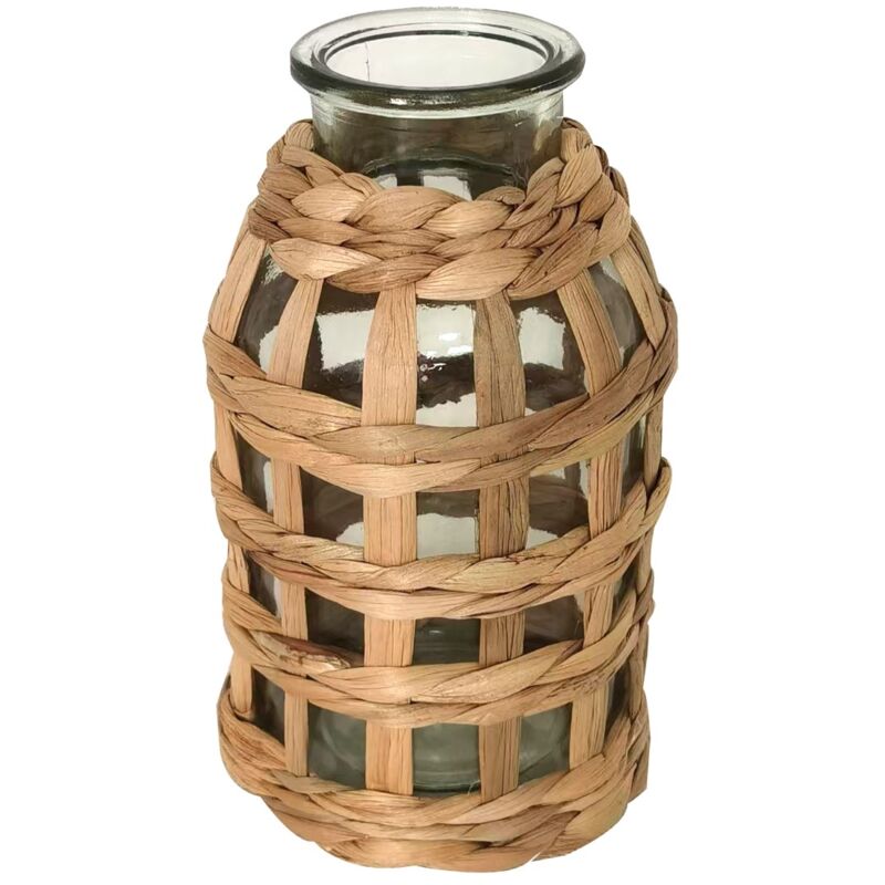 foto del prodotto signes grimalt vaso decorativo in giacinto d acqua per la casa, stile naturale, accessorio decorativo elegante e unico