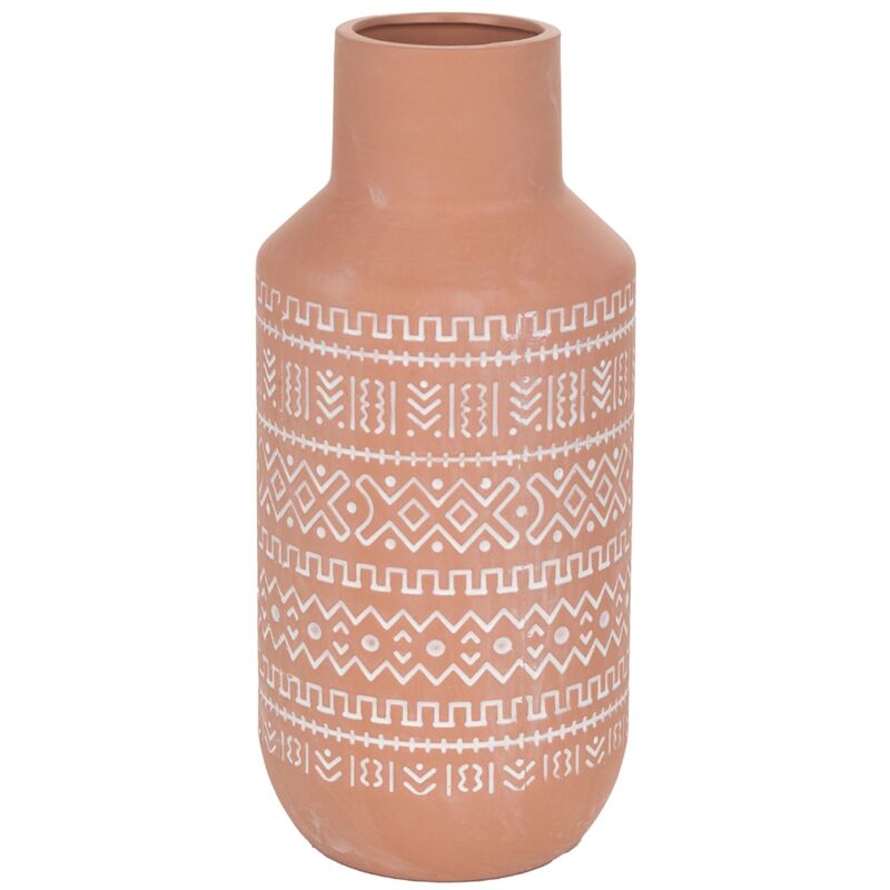 foto del prodotto signes grimalt vaso di decorazione vasi di vasi decorativi e supporto marrone 11x11x27cm 28819
