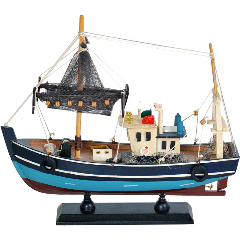 foto del prodotto signes grimalt veicoli per pescherecci modellismo barca grigia 27x30x8cm