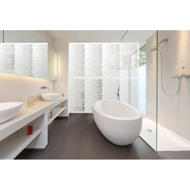 foto del prodotto signorbit - coffee - pannello in pvc traforato - parasole - colore: bianco - misura: 50x150 cm