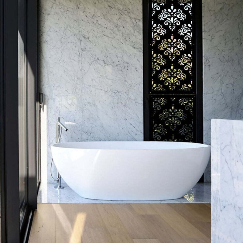 foto del prodotto signorbit - damasco - pannello in pvc traforato - parasole - misura: 50x150 cm - colore: nero
