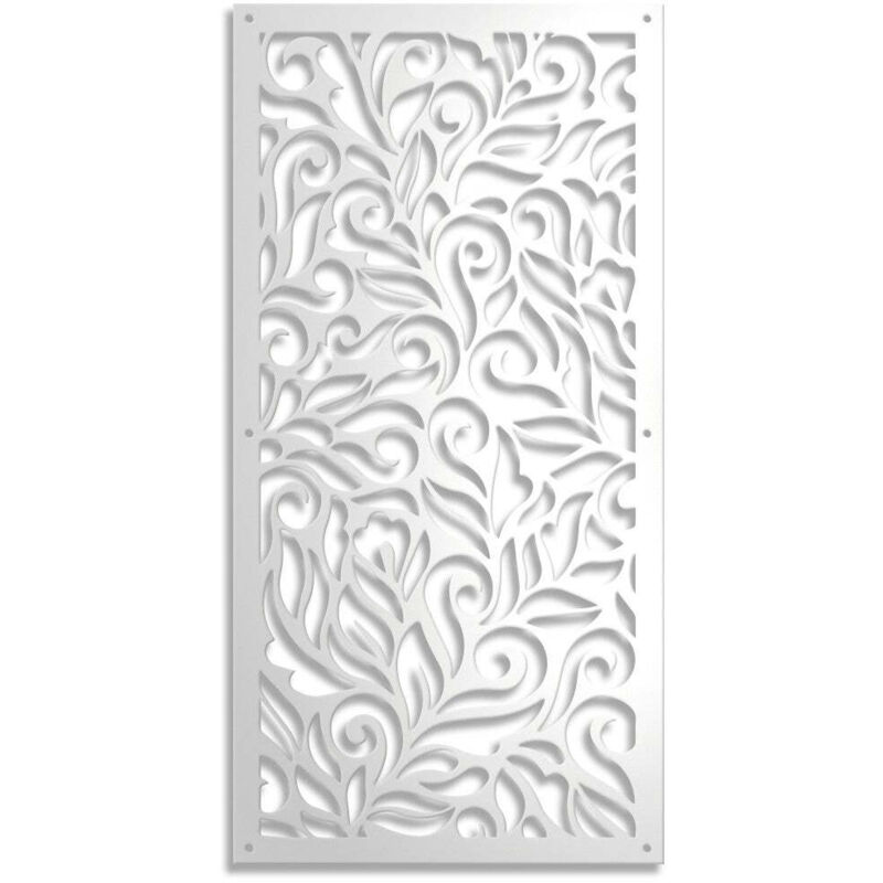 foto del prodotto signorbit decor pannello in pvc traforato spessore 10mm colore bianco misura 50x150 cm
