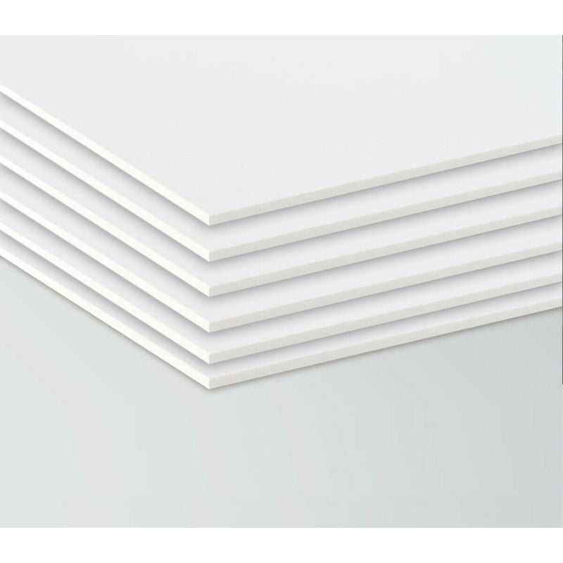 foto del prodotto signorbit kit da 6 pezzi pannelli in forex spessore 5 mm misura 40x30 cm colore bianco