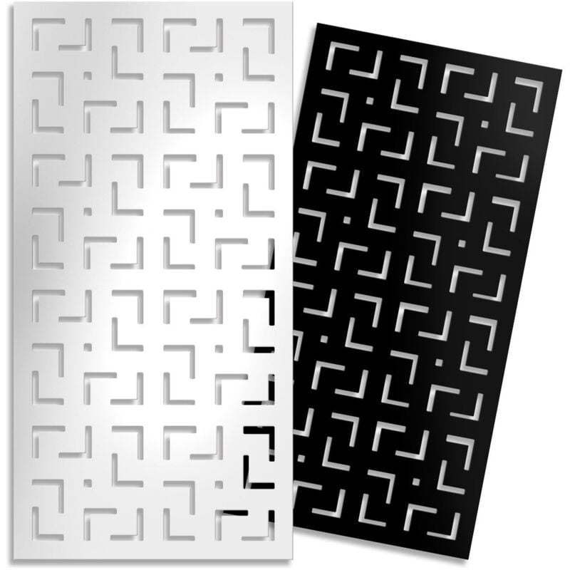 foto del prodotto signorbit labyrinth m pannello in pvc traforato parasole colore bianco misura 50x150 cm