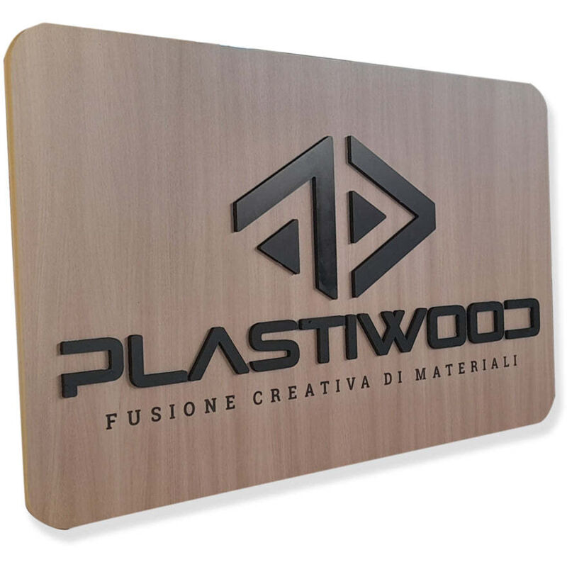 foto del prodotto signorbit pannello in wpc spessore 20 mm finitura legno chiaro misura 120x30 cm