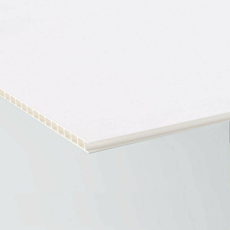 foto del prodotto signorbit pannello polionda spessore 10 mm professionale misura 50x50 cm colore bianco