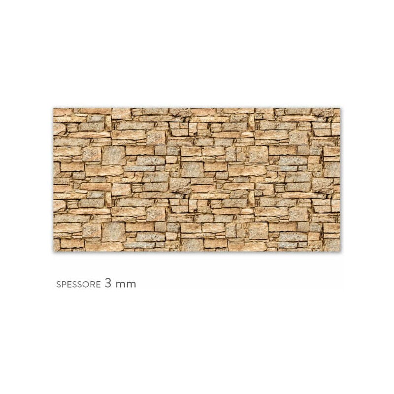 foto del prodotto signorbit pietra di siviglia paraschizzi da cucina in pvc flessibile misura 120x60cm spessore 3mm