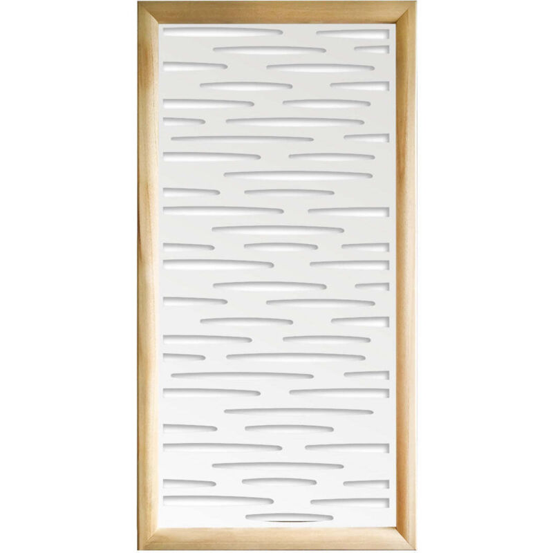 foto del prodotto signorbit puddle moduli decorativi in legno e pvc misura 47x94 cm colore bianco