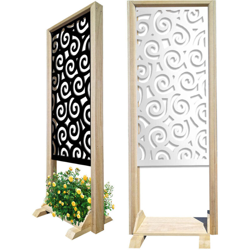 foto del prodotto signorbit - ricci - separè - paravento modulabile - 70x190cm - in legno e pvc - colore bianco