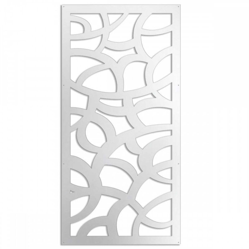 foto del prodotto signorbit - roots - pannello in pvc traforato - parasole - misura: 47x94 cm - colore: bianco