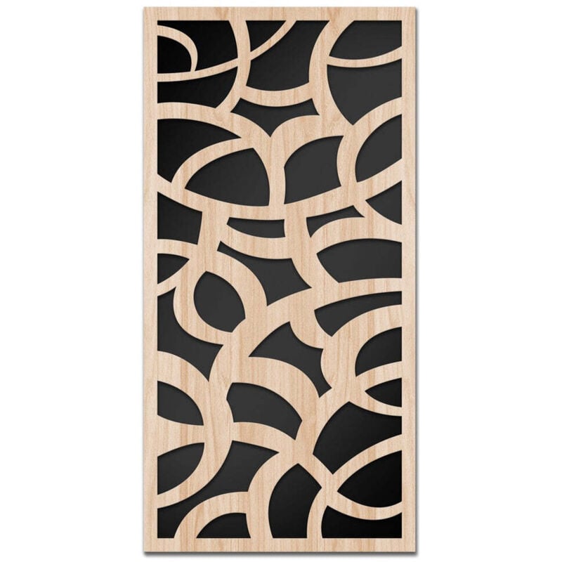 foto del prodotto signorbit roots quadro arredo lasercut composito legno e pvc misura 50x100 cm