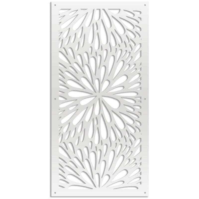 foto del prodotto signorbit - squirt - pannello in pvc traforato - parasole - misura: 50x150 cm - colore: bianco