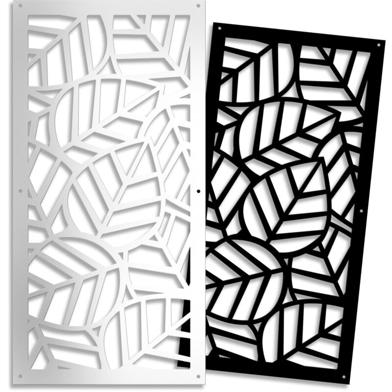 foto del prodotto signorbit - tropica - pannello traforato in pvc - colore: bianco - misura: 50x150 cm